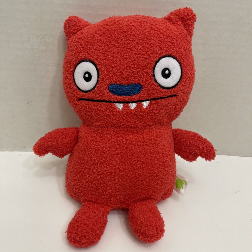 Ugly Dolls RED BATTY Plush Stuffed Animal Monster Toy Doll 8”